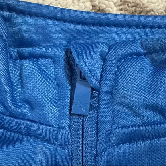 Puma Baby Boy Blue Black and White Two Piece Track Suit Set Like New - Picture 6 of 13